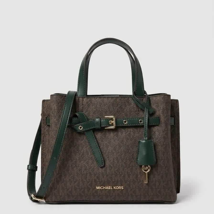 Michael Kors Emilia Medium Green Tote Bag