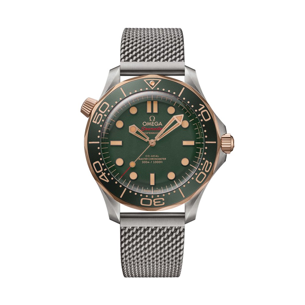Omega Seamaster Diver 300M Grade 2 Titanium and 9K Bronze Gold Watch 210.90.42.20.01.001