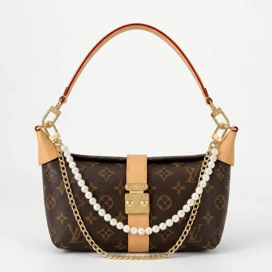 Louis Vuitton Pochette Mia Brown Shoulder Bag