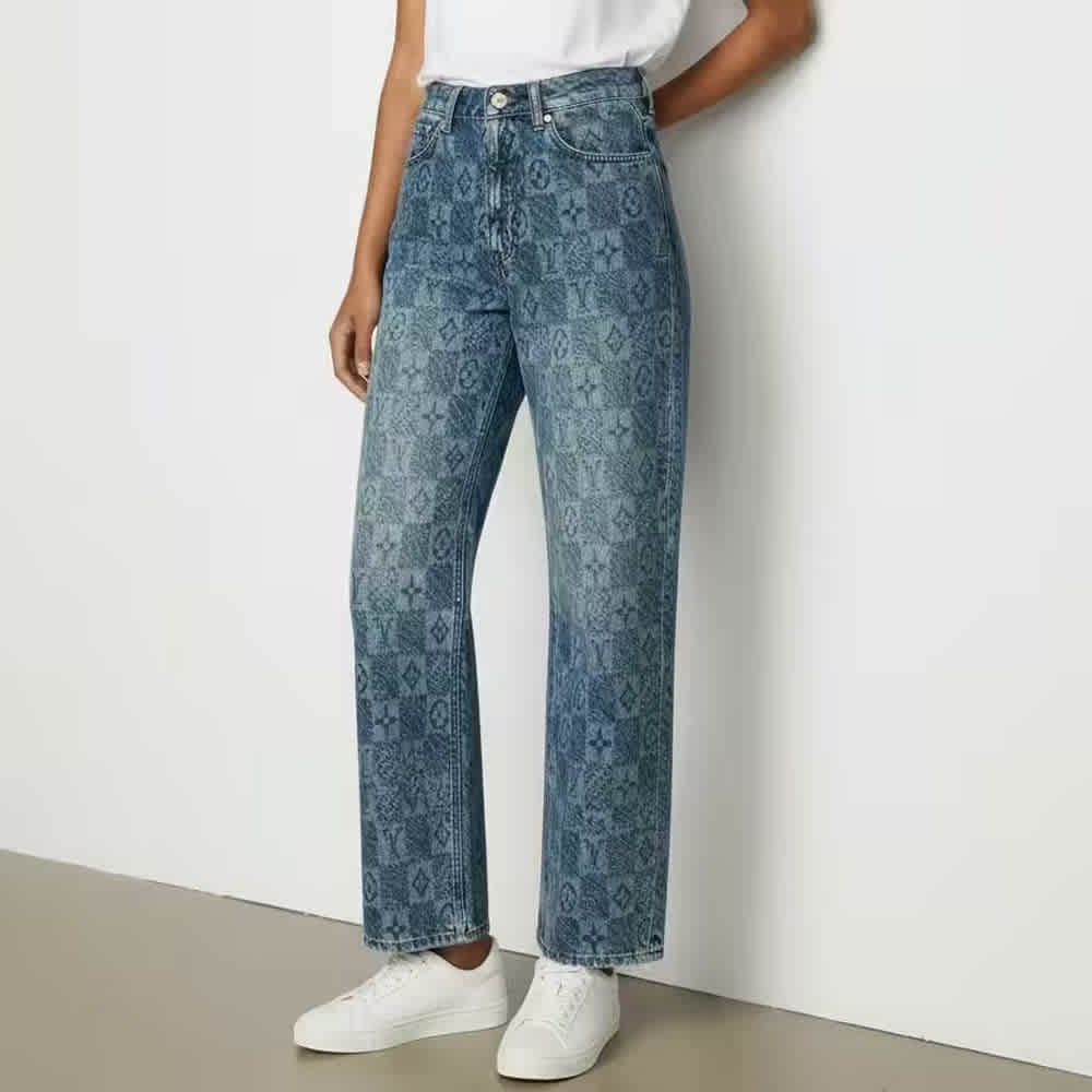 Louis Vuitton Signature Patchwork Denim Pants