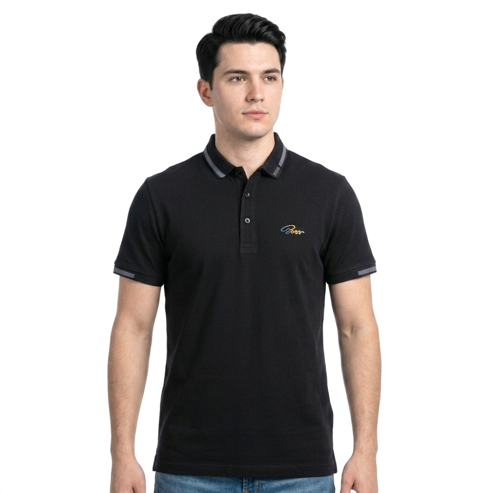 Boss Black Embroidery Logo Premium Polo T-shirt