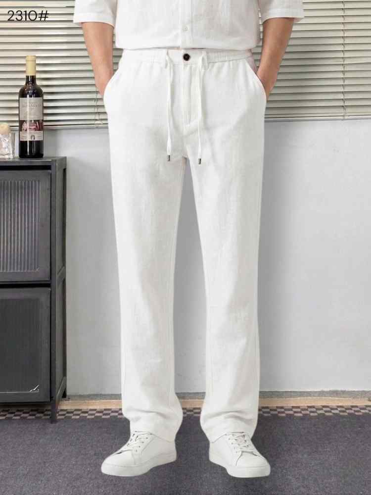 Loro Piana White Premium Quality Pants