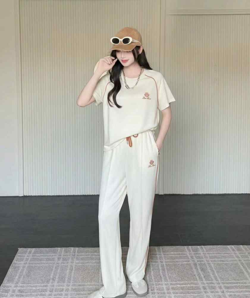 Loro Piana Cream Premium Quality Co-ord Set