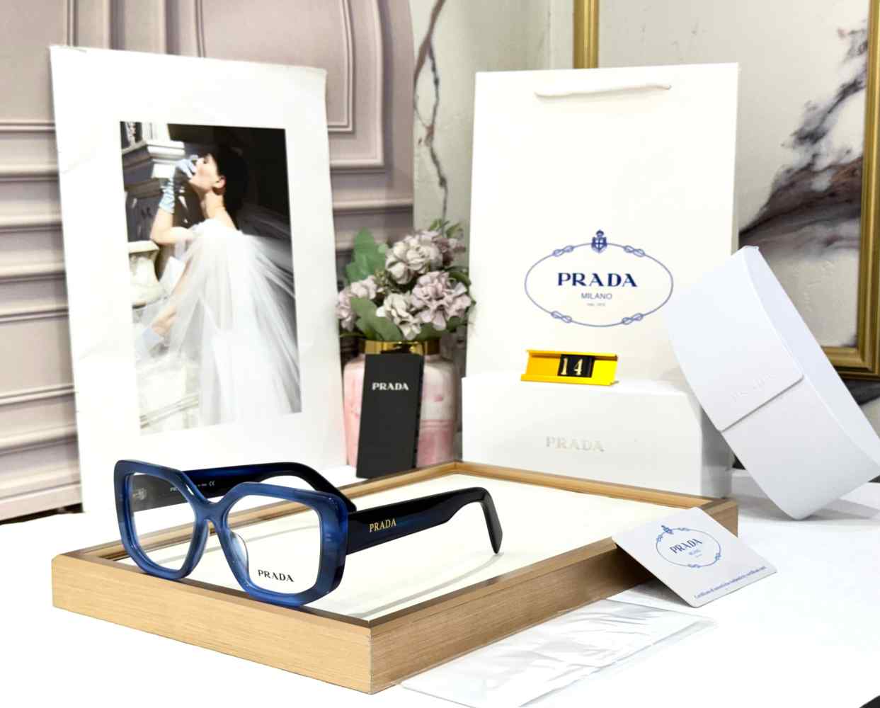 Prada Blue Luxury Sunglasses