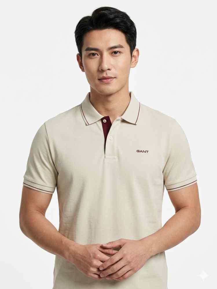 Gant Cream Premium Quality T-shirt