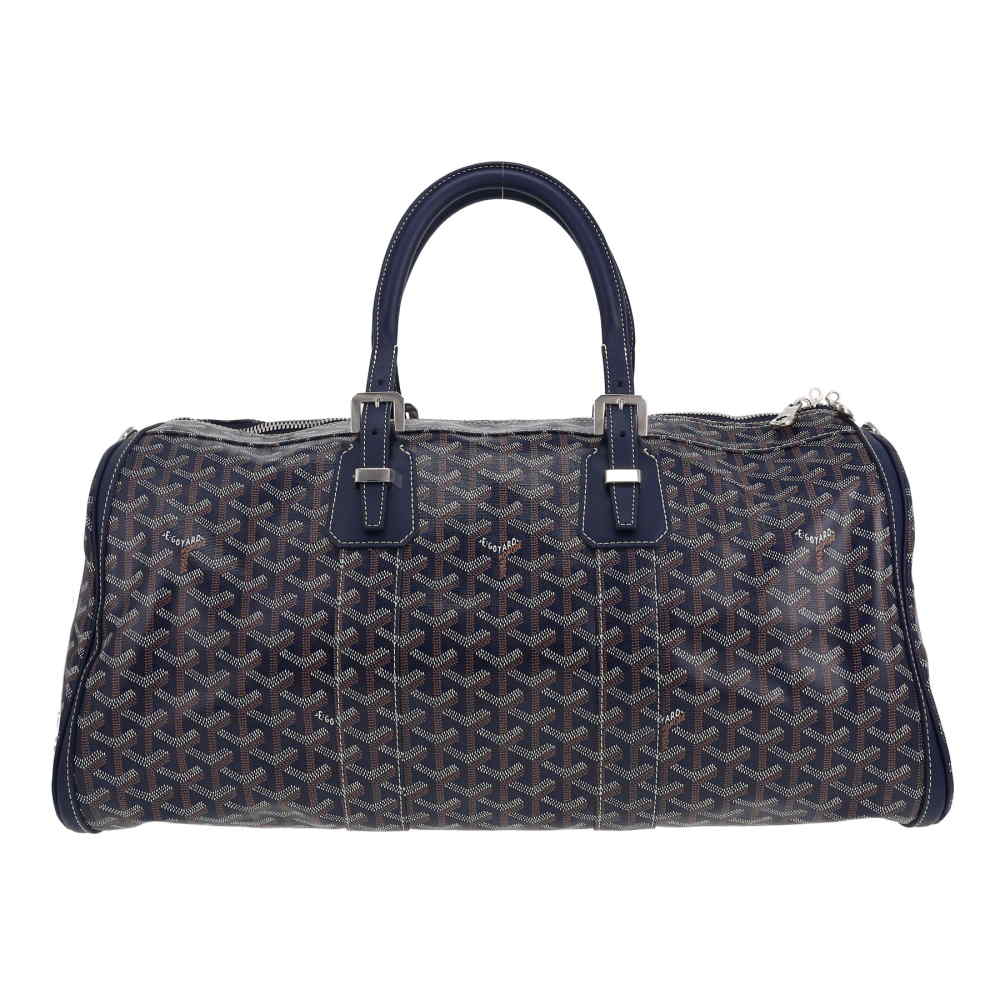 Goyard Boeing 55 Blue Duffle Bag