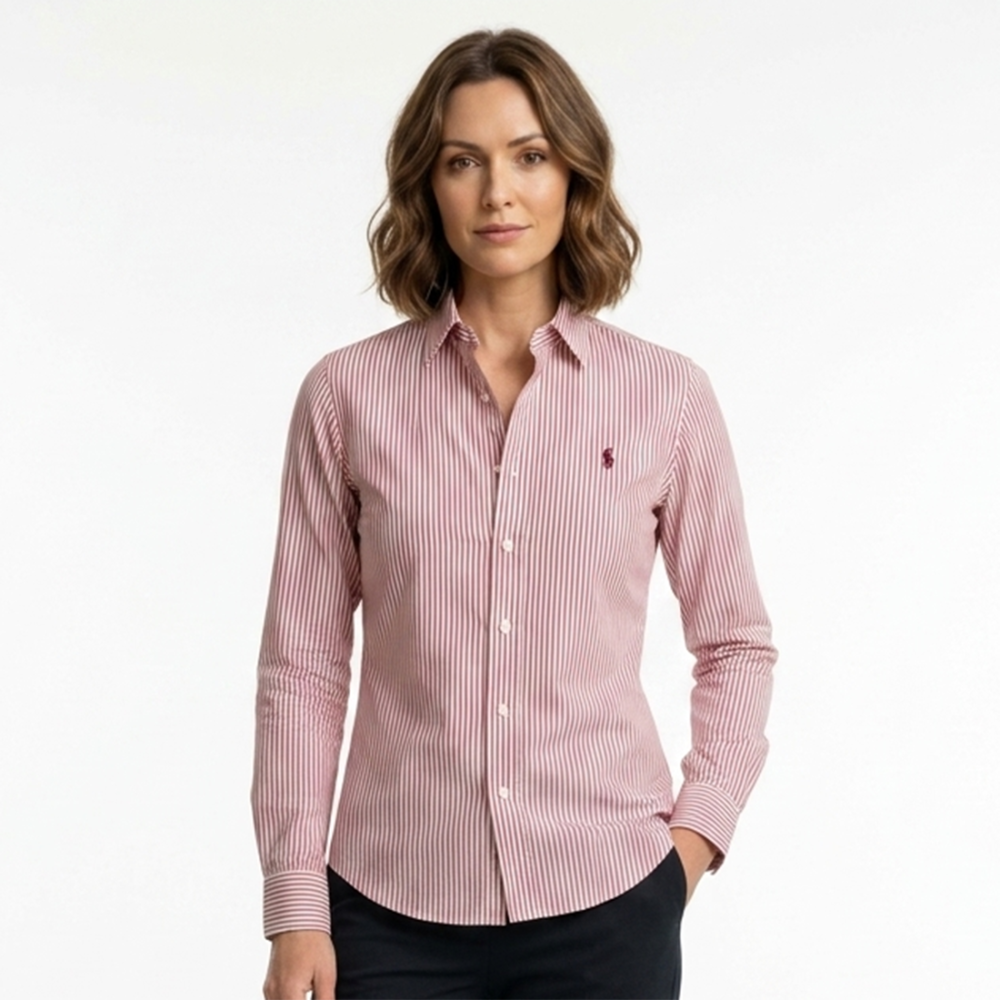 Ralph Lauren Pink Premium Quality Women Shirt