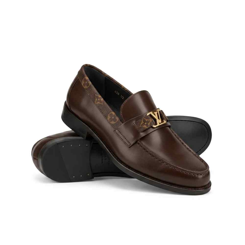 Louis Vuitton Monogram Premium Brown Loafers
