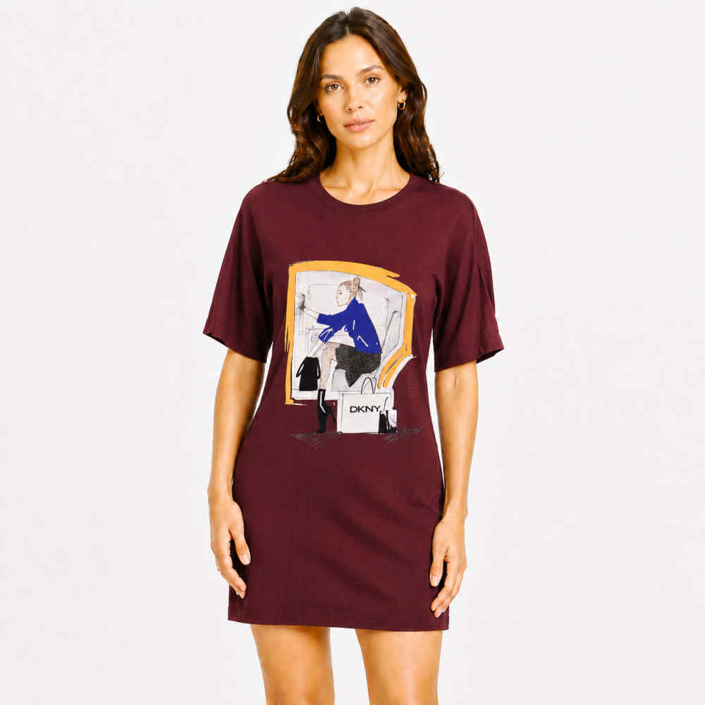 DKNY Purple Premium Quality Dress