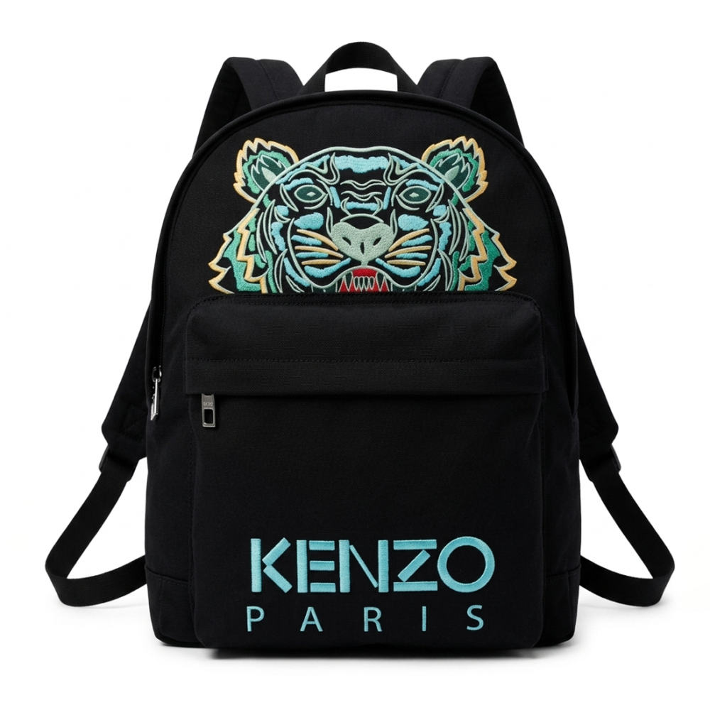 Kenzo Tiger Black & Green Premium Backpack