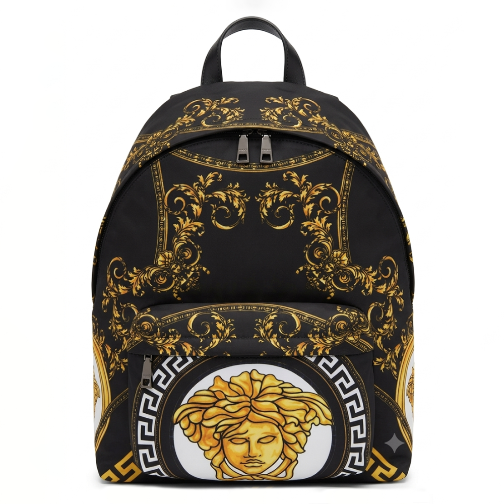 Versace Black Premium Backpack