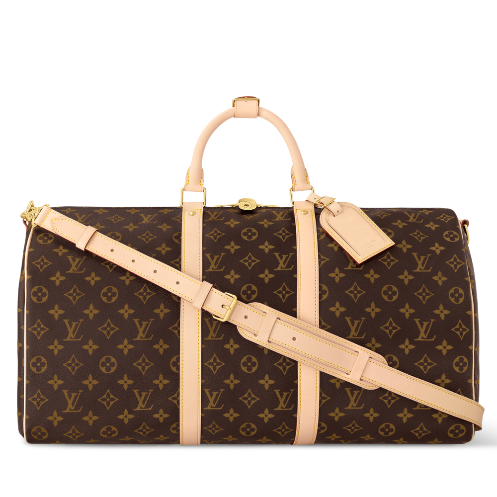 Louis Vuitton Keepall Bandouliére 50 Monogram Canvas Duffle Bag