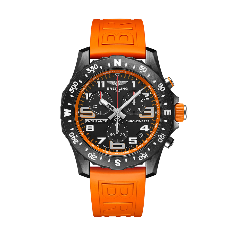 Breitling Endurance Pro Orange Black Dial Watch X82310D21B1S1