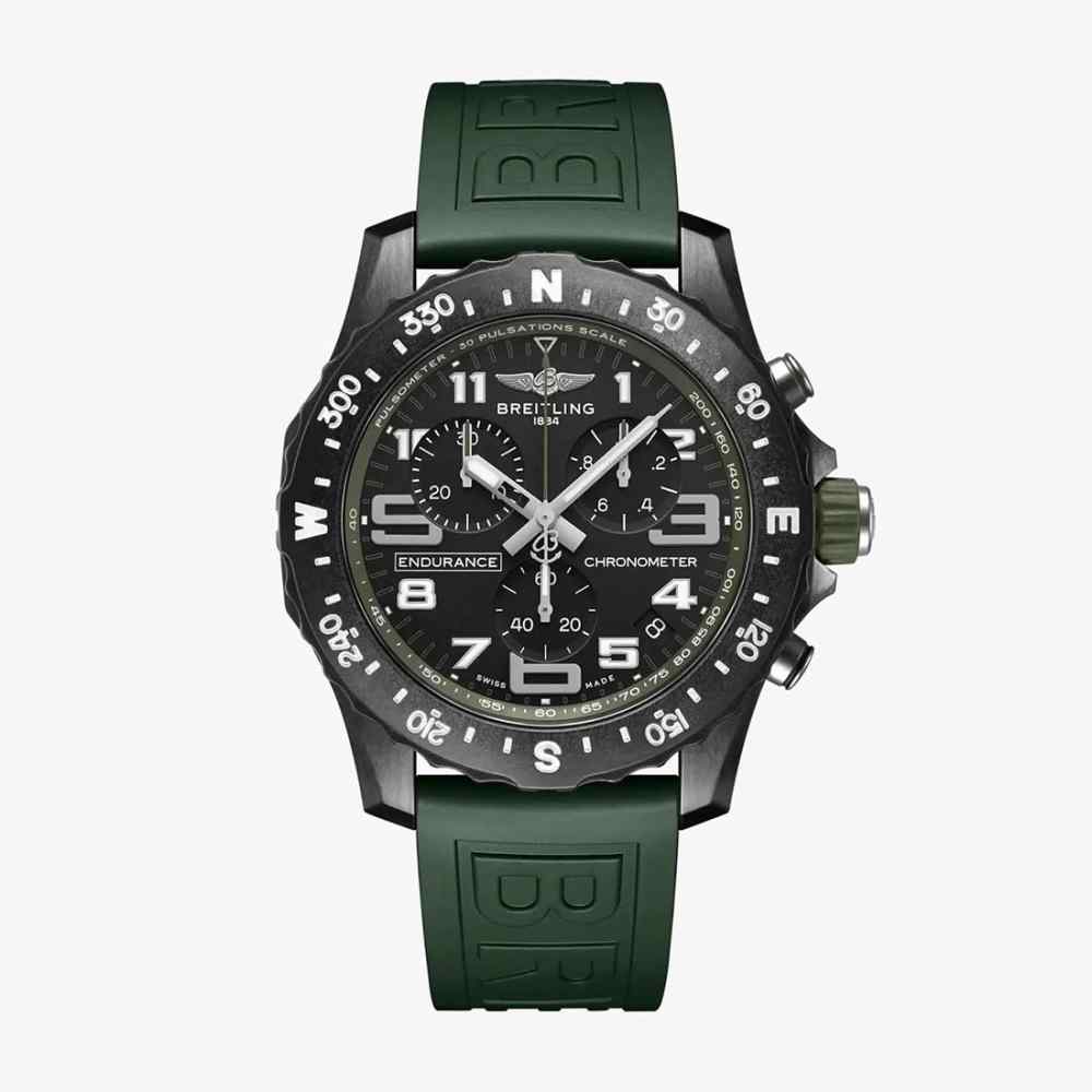 Breitling Endurance Pro Orange Green Dial Watch X82310D31B1S1