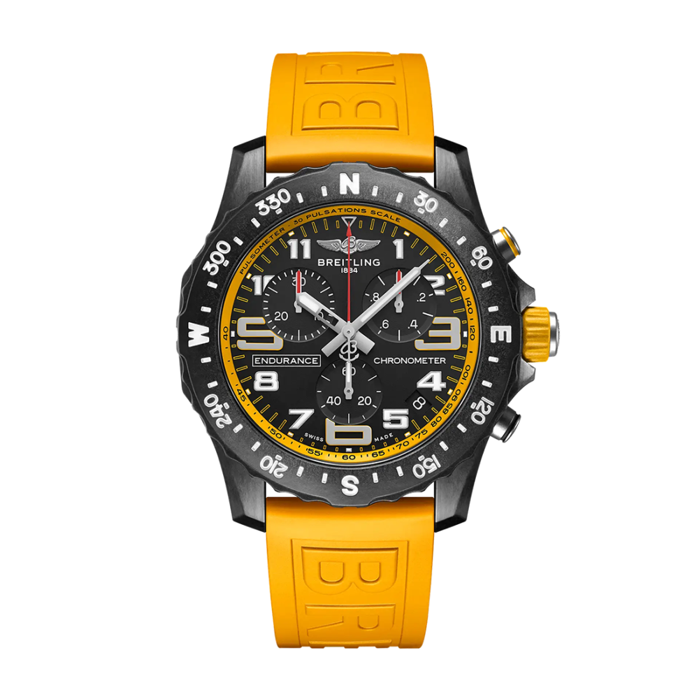 Breitling Endurance Pro Yellow Black Dial Watch  X82310A41B1S1