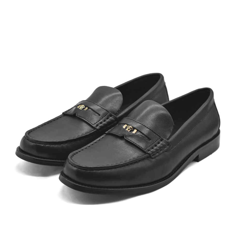 Versace Black Premium Quality Loafers