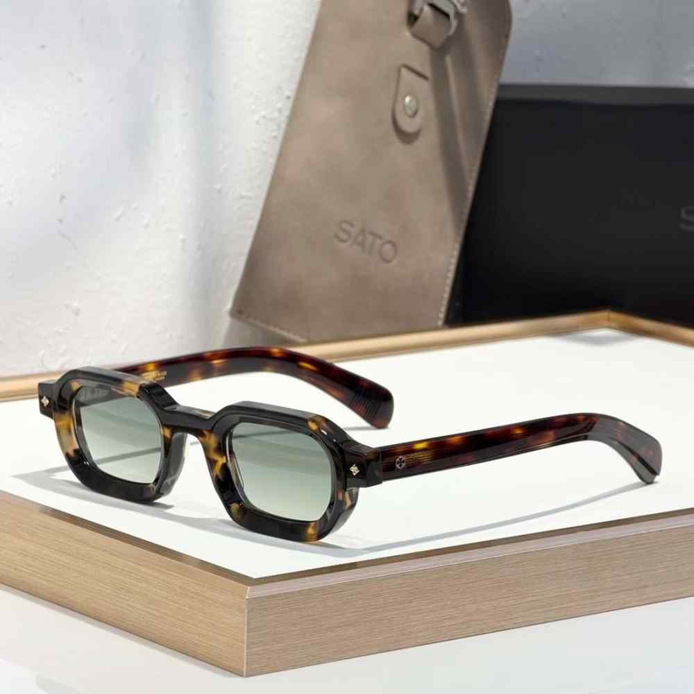 Sato Eyewear Almach Dark Brown Sunglasses