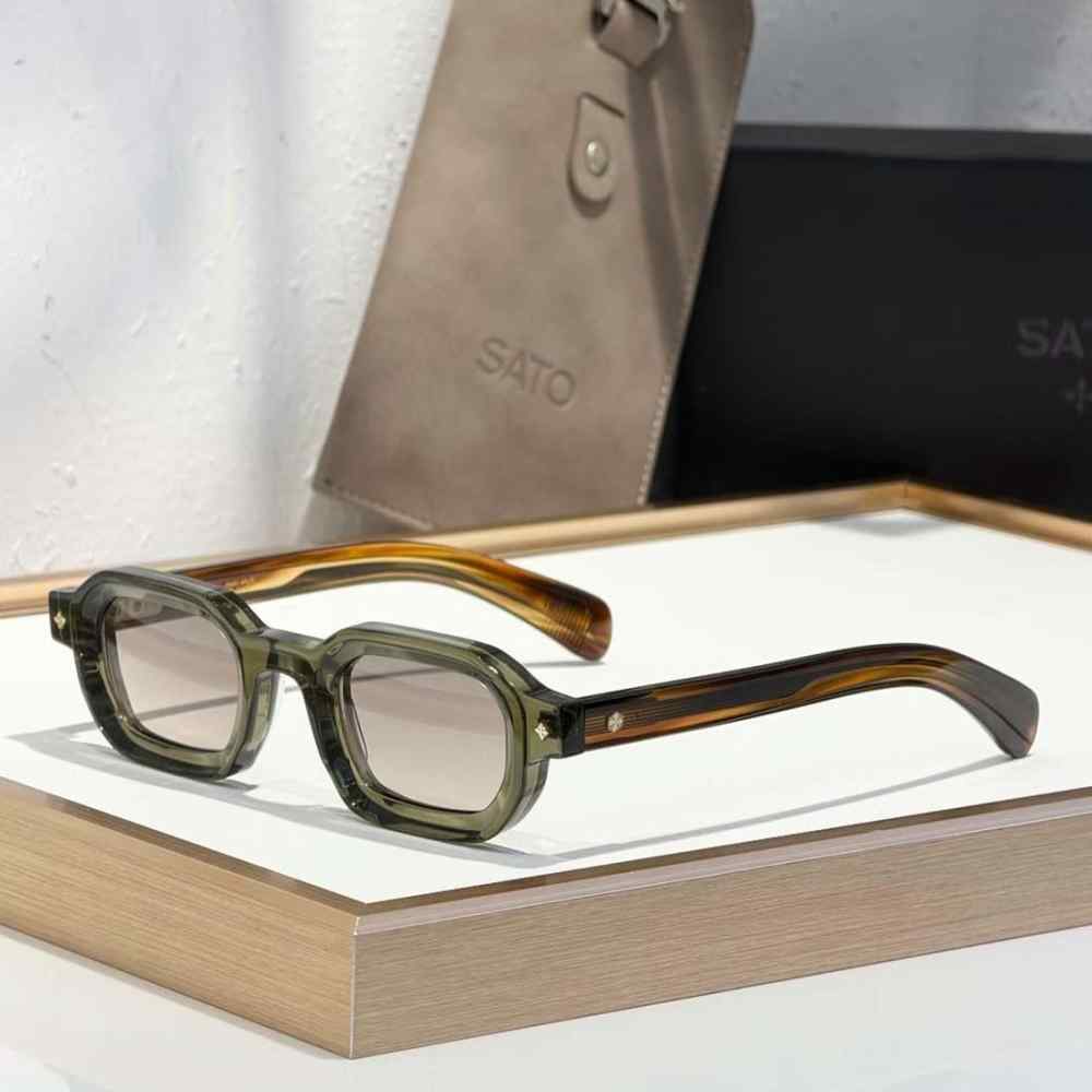 Sato Eyewear Almach Green Sunglasses