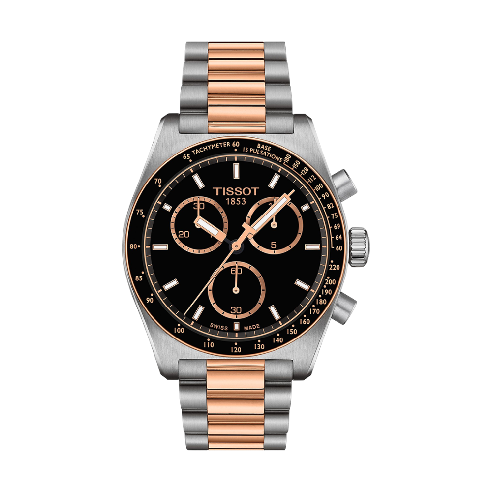 Tissot PR516 Quartz Chronograph Two-Tone Watch T149.417.22.051.01