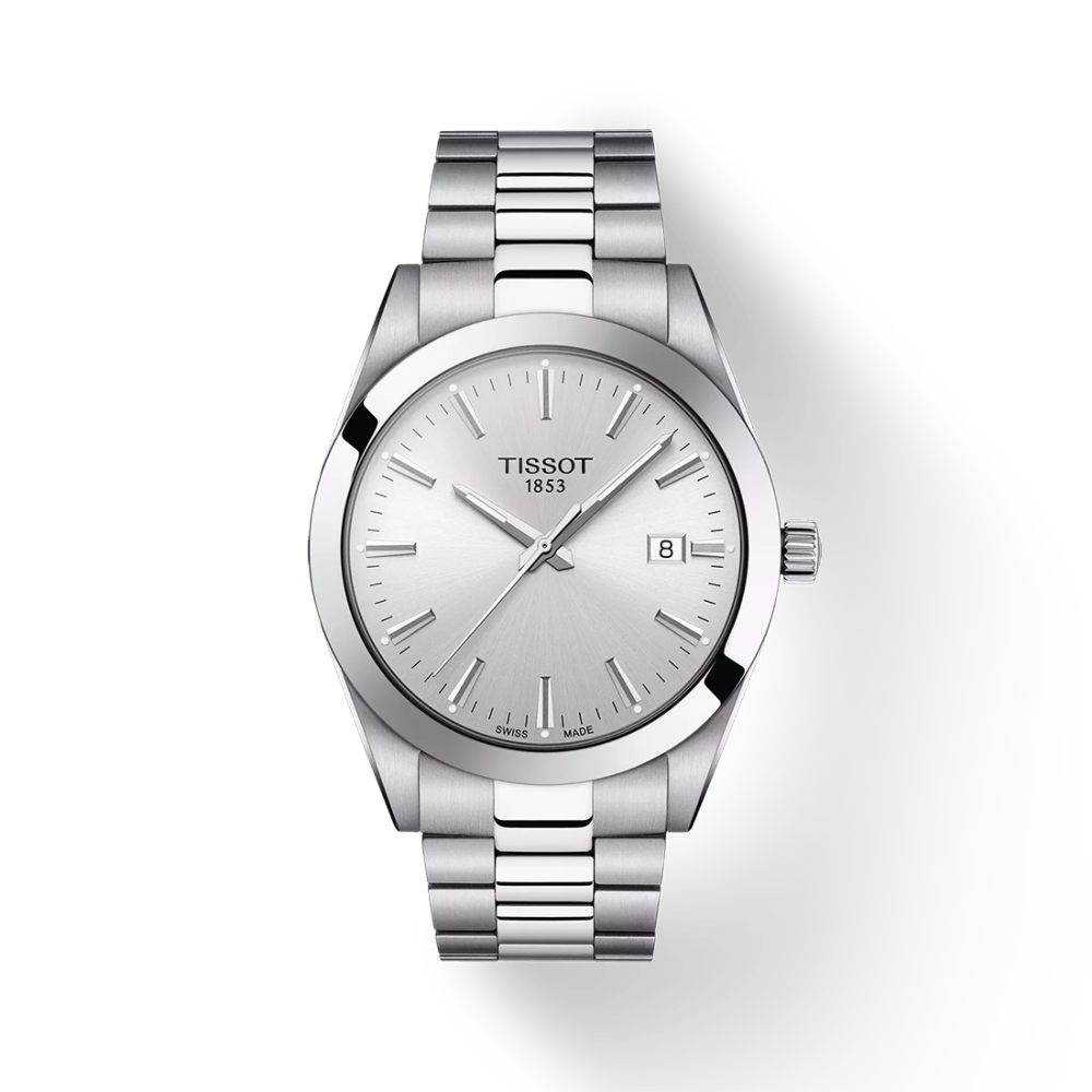 Tissot Gentleman Quartz Silver Dial Wtach T127.410.11.031.00