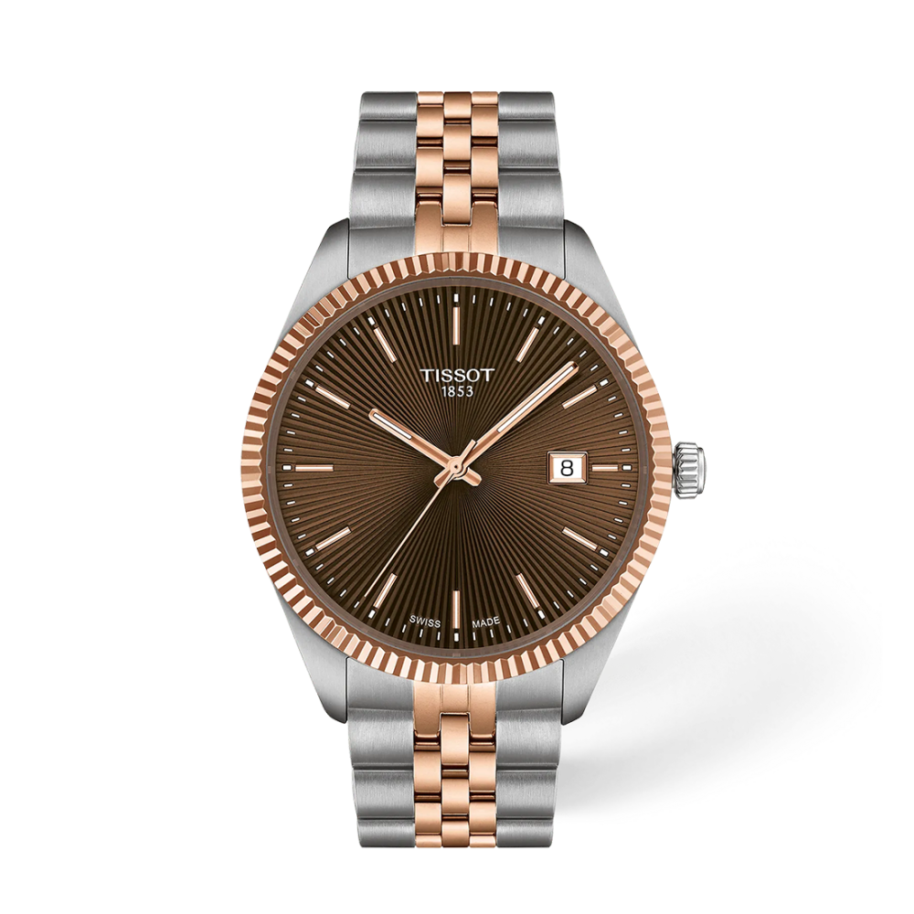 Tissot Ballade Quartz Brown Dial Mens Watch T156.410.22.291.01
