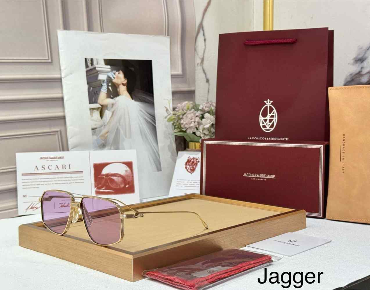 Jacques Marie Mage Pink Luxury Sunglasses