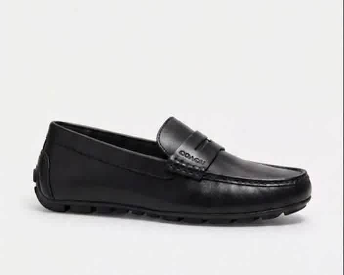 Coach Black Premium Quality Loafers