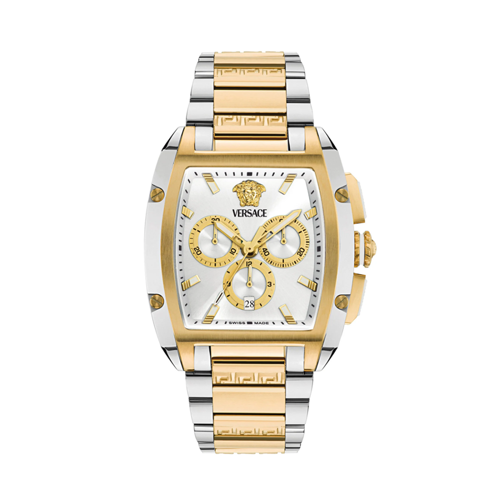 Versace Dominus Chronograph Men's Two-Tone Watch VE6H00823