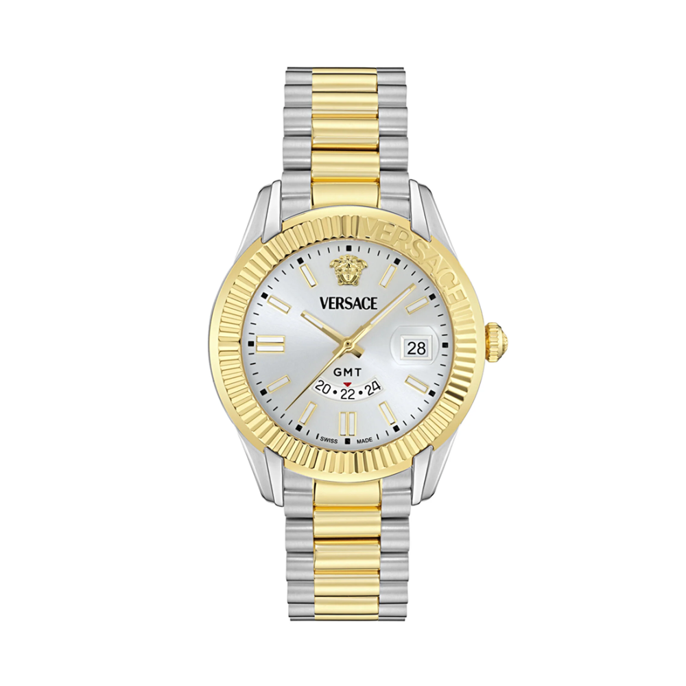 Versace Apodis GMT Men's Two-Tone Watch VE0U00325