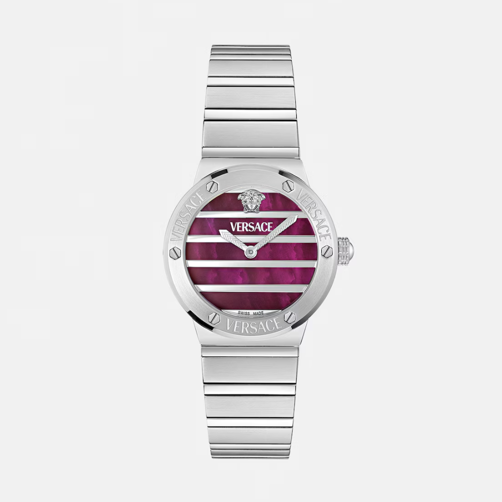 Versace Greca Logo Pearl Stainless Steel Watch PVE0S001-P0025