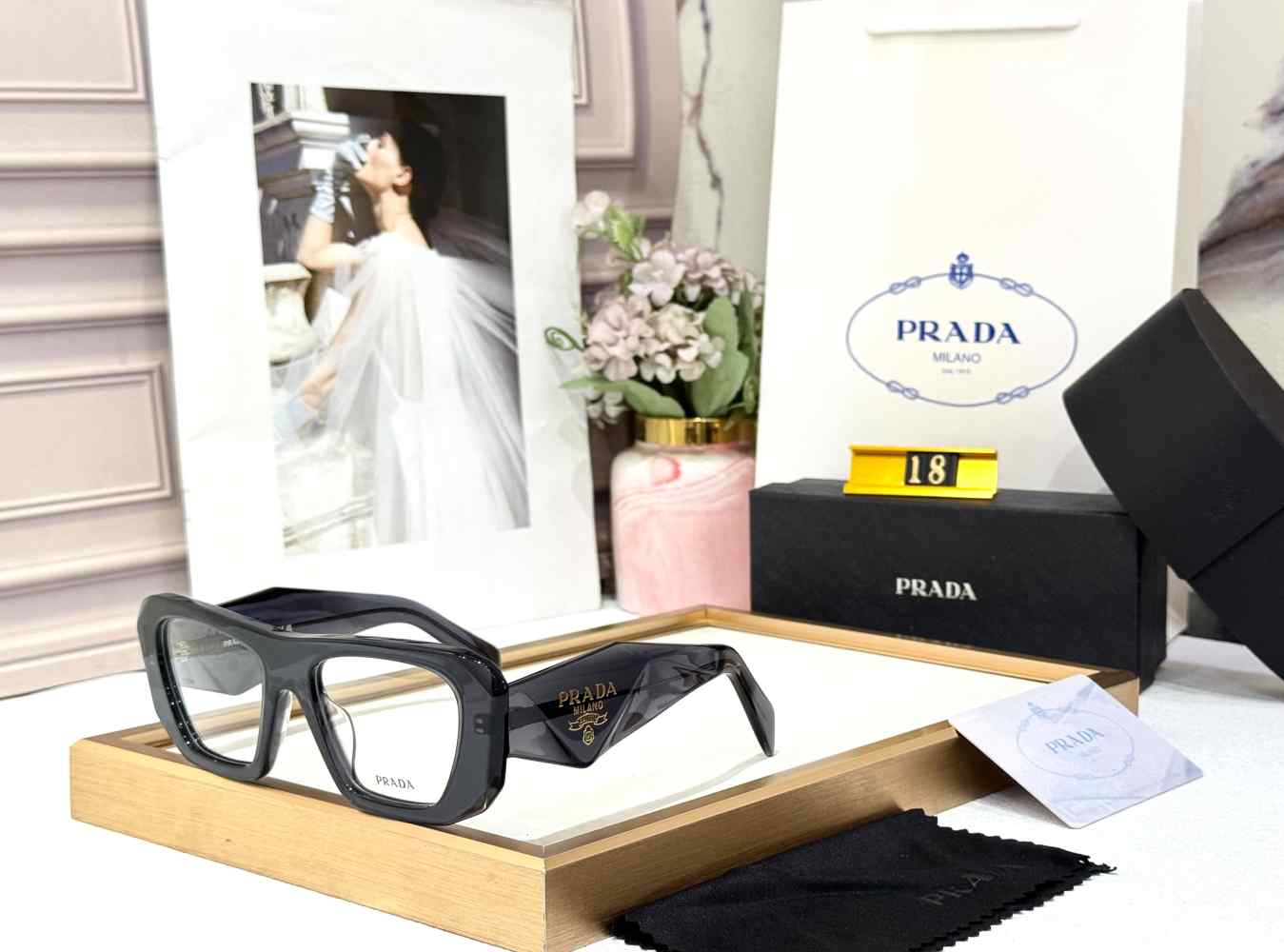 Prada Grey Luxury Sunglasses