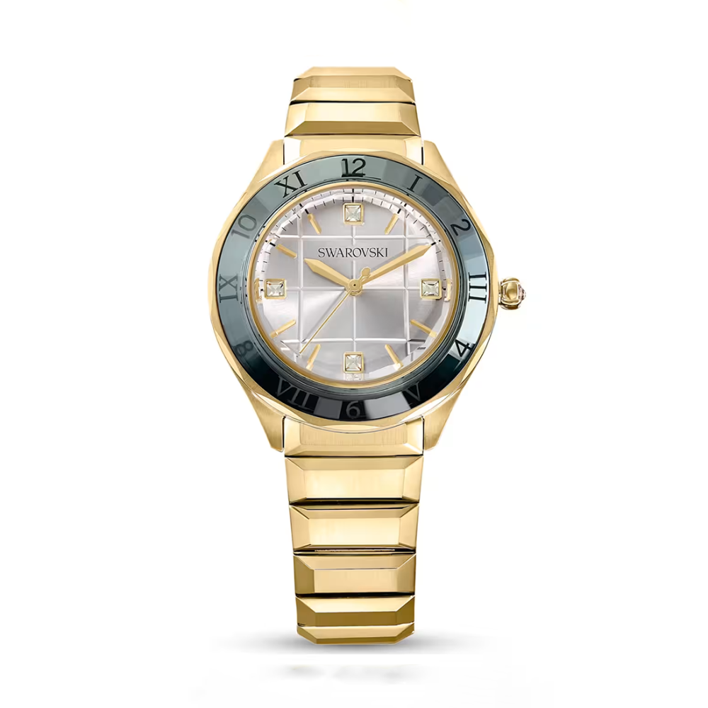 Swarovski Dextera 3-Hand Gold-Tone Watch 5635450