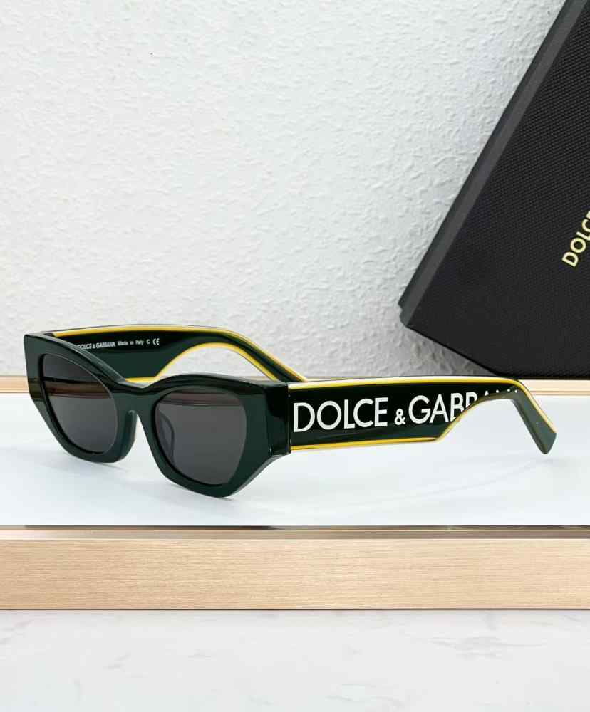 Dolce & Gabbana DG Elastic Cat-Eye Black & Yellow Sunglasses DG 6186