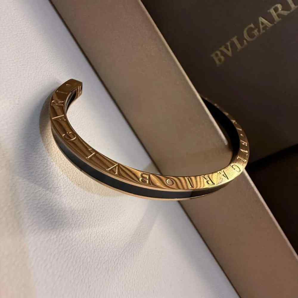 Bvlgari B.zero1 Black Rosegold Bracelet