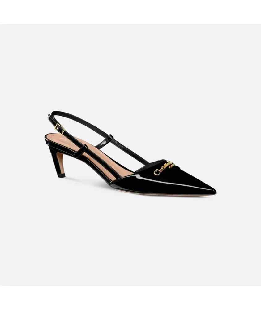 Christian Dior Black Premium Quality Heels Sandals