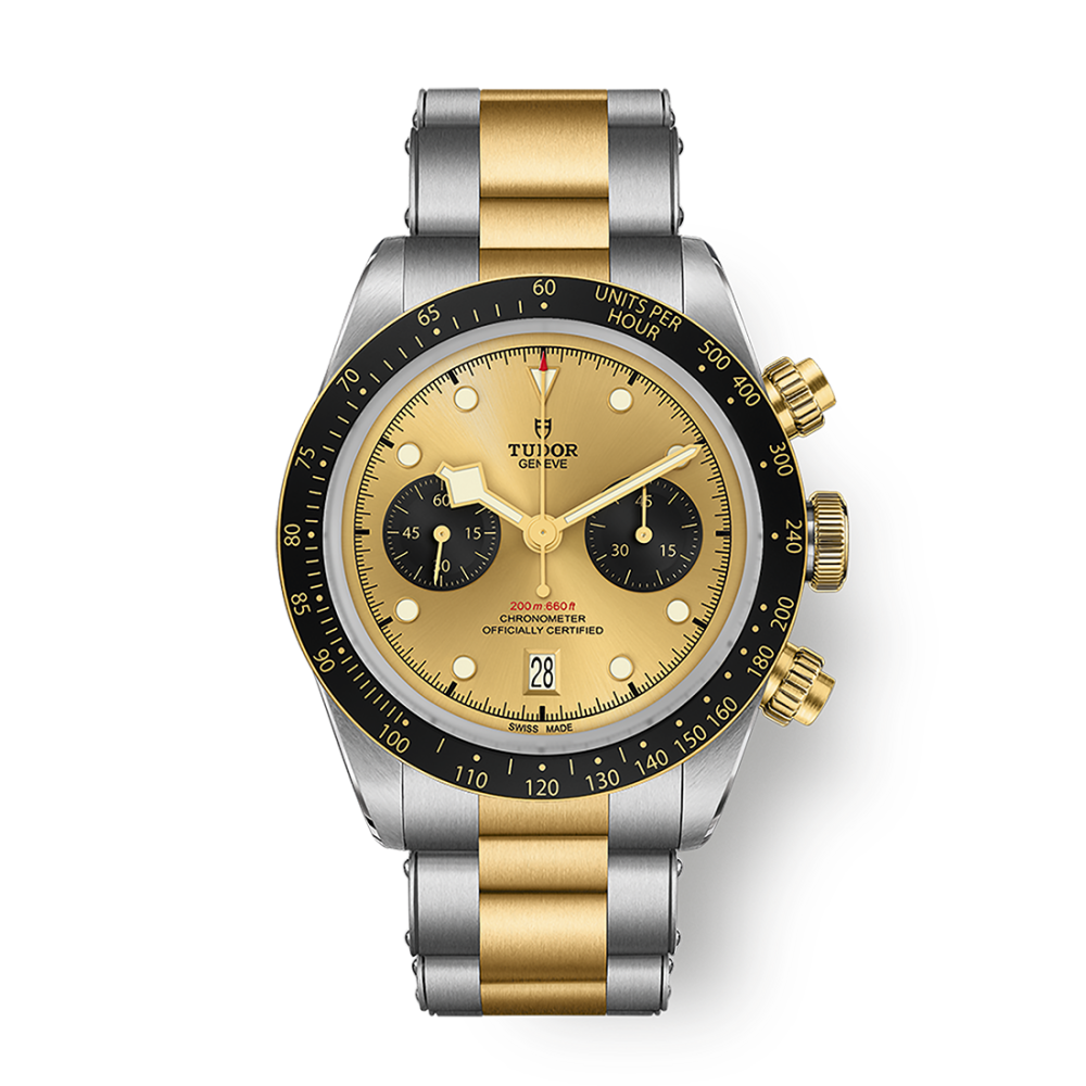Tudor Black Bay Chrono S&G Gold Dial Premium Watch M79363N-0007
