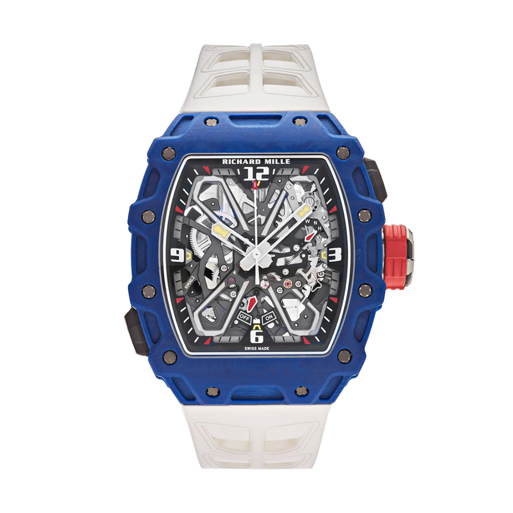 Richard Mille RM35-03 Automatic Winding Rafael Nadal Blue Bezel Watch