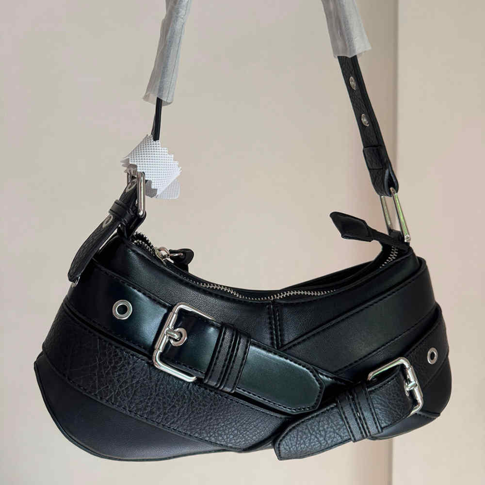 Kurt Geiger London Kensington Black Leather Shoulder Bag