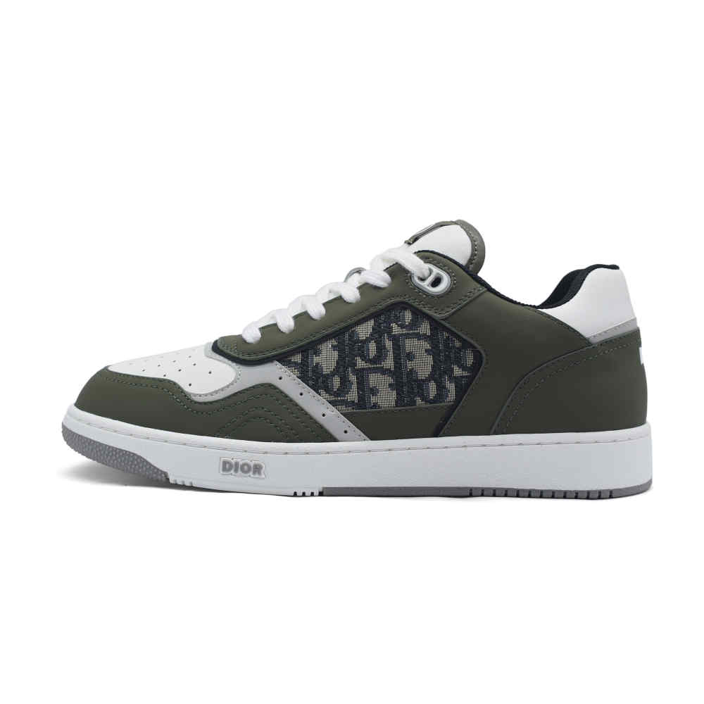 Dior White & Green Premium Low-top Sneaker