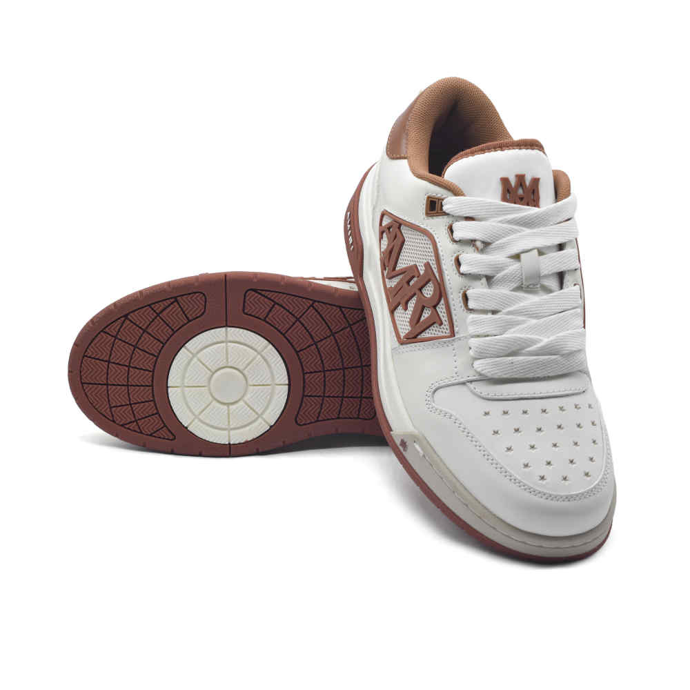 Amiri Classic Low White & Coffee Premium Sneaker