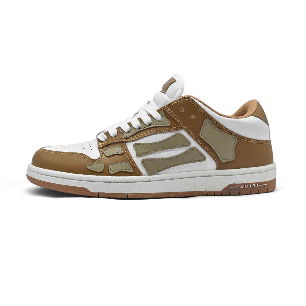Amiri Skel-Top Low Brown Premium Sneakers