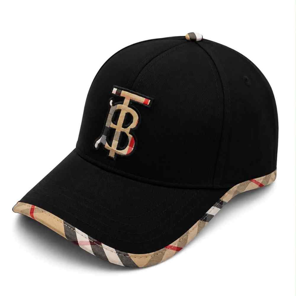 Burberry TB Monogram & Vintage Black Baseball Caps