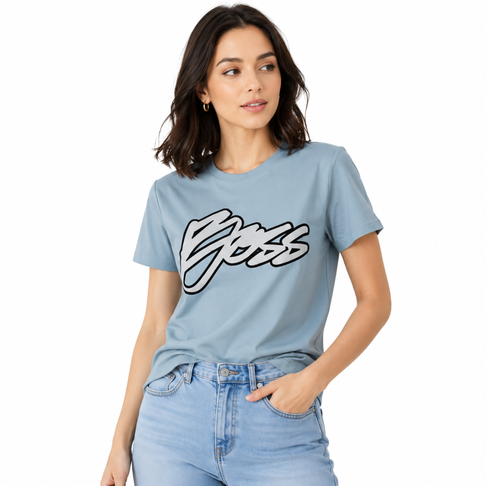 BOSS Blue Premium Quality Women T-shirt