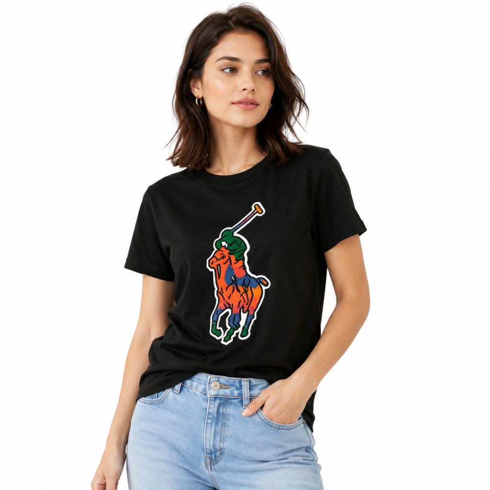 Ralph Lauren Black Premium Quality Women T-shirt