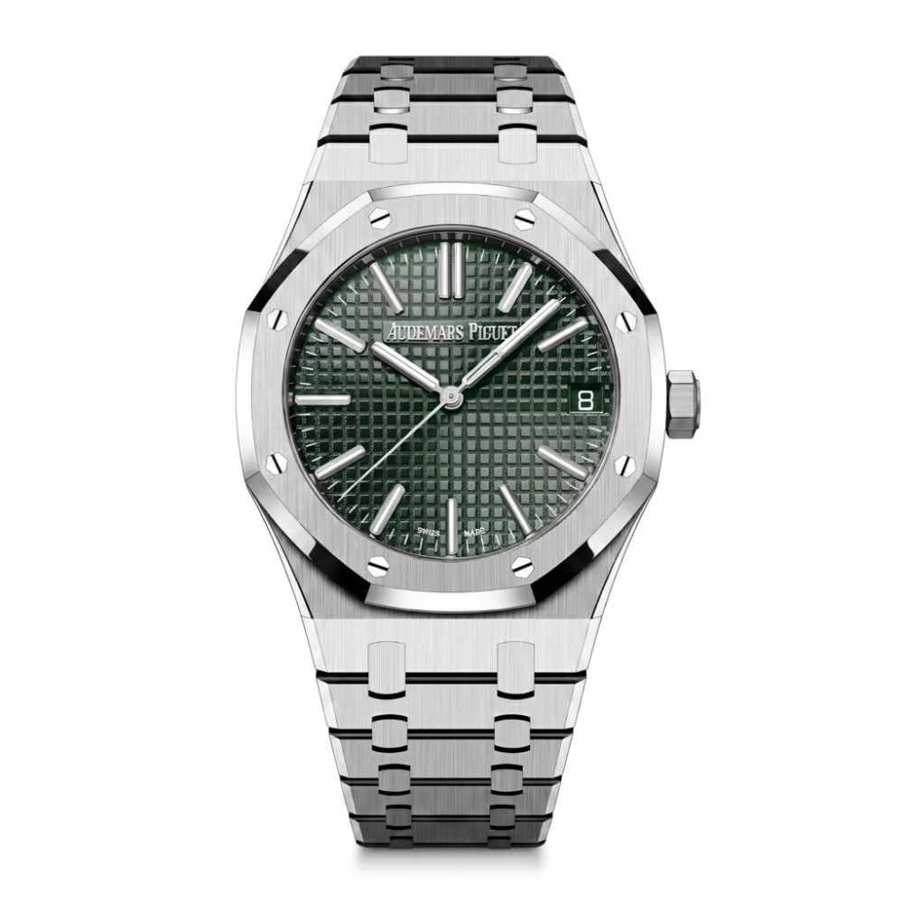 Audemars Piguet Royal Oak Selfwinding 41mm Green Watch 15510ST.OO.1320ST.04