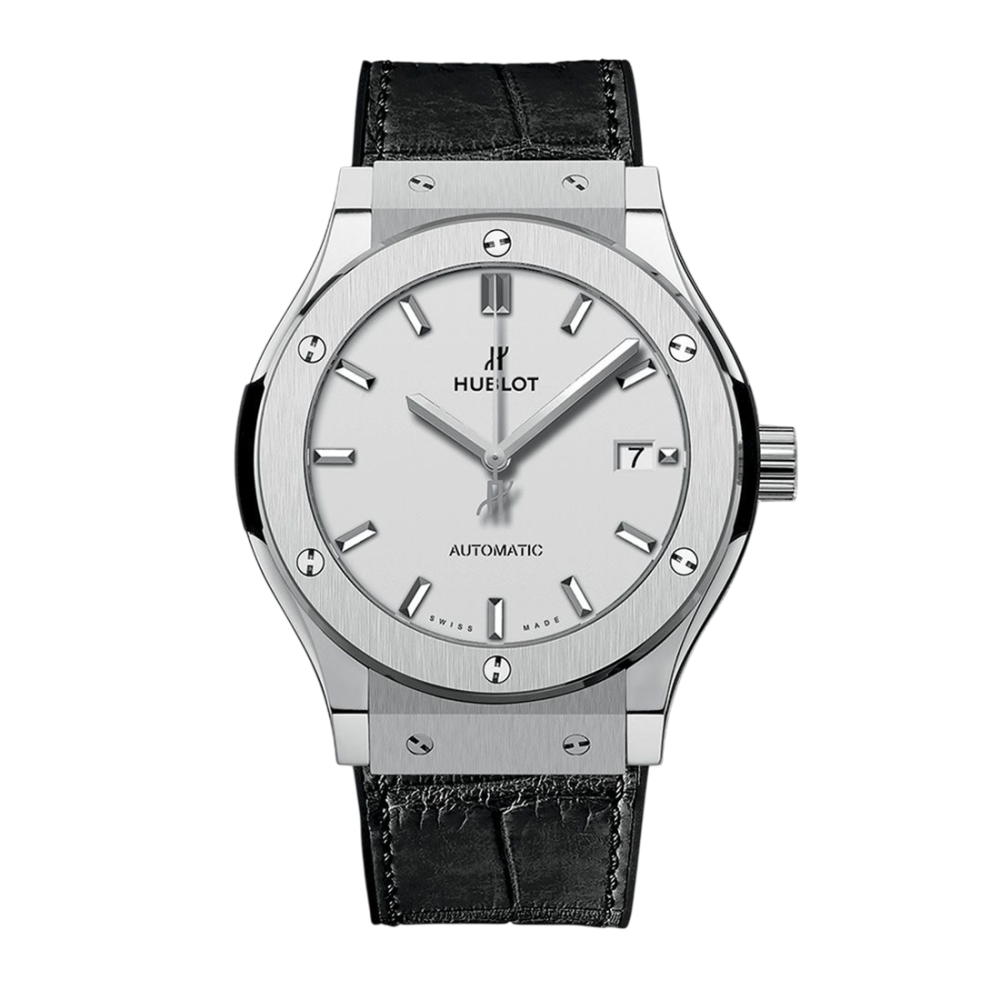 Hublot Classic Fusion Titanium White Dial Watch 511.NX.2611.LR