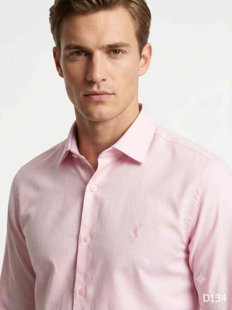 Saint Laurent Pink Premium Cotton Shirt