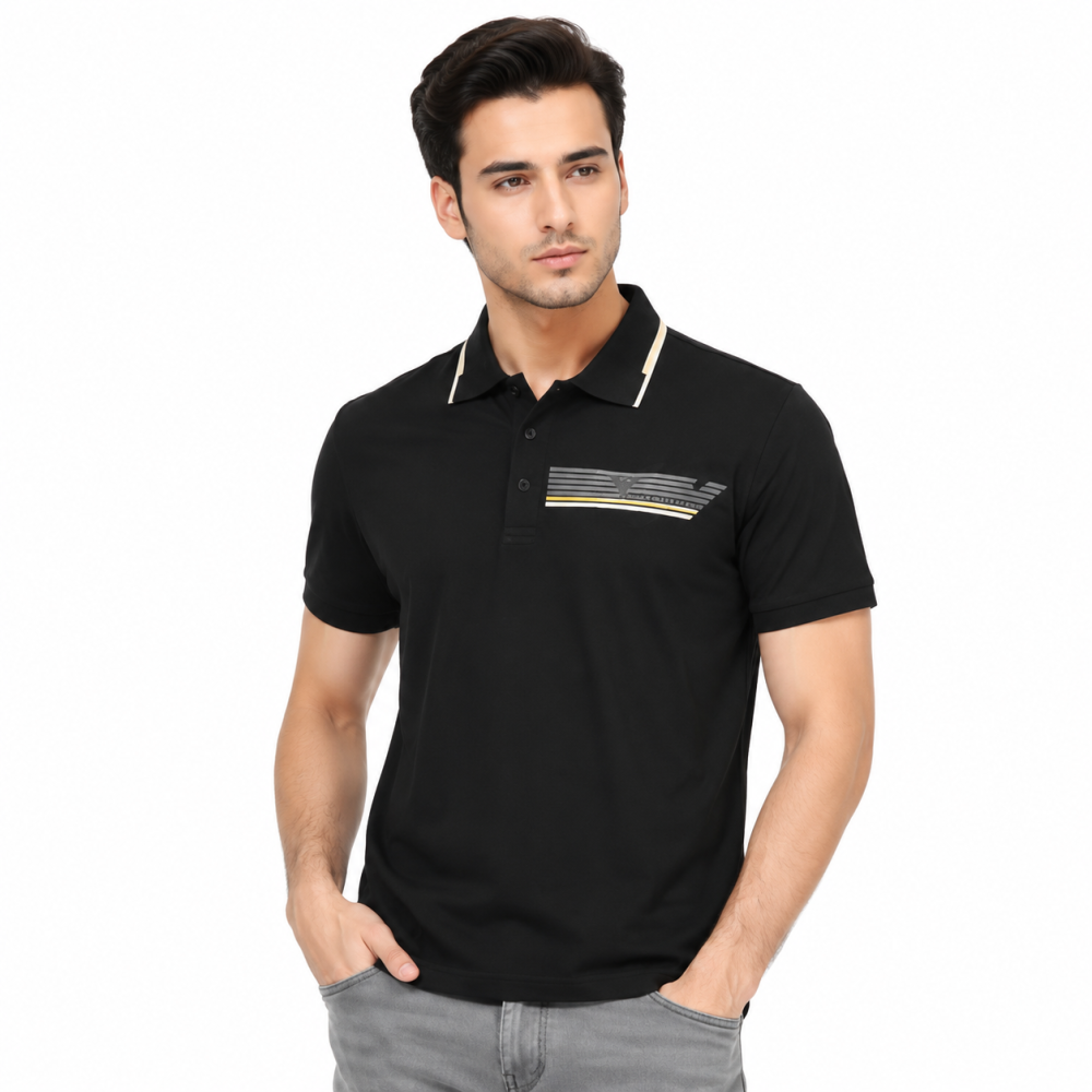Emporio Armani logo Print Black Premium T-shirt