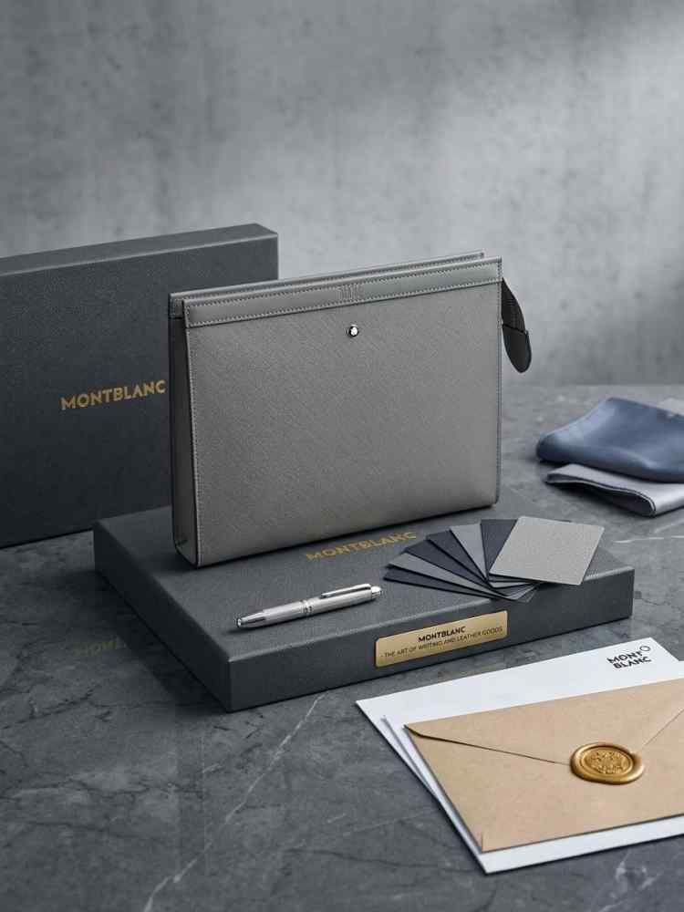 Mont Blanc Grey Premium Quality Pouches