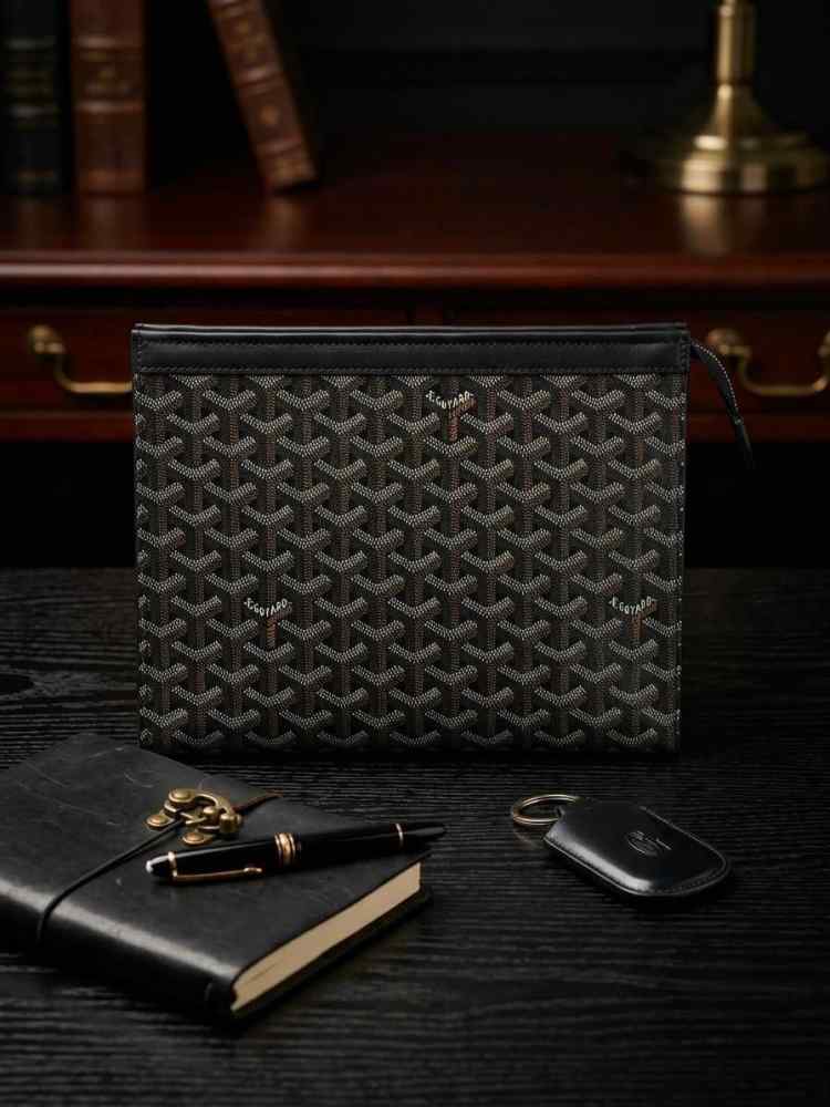 Goyard Black Premium Quality Pouches
